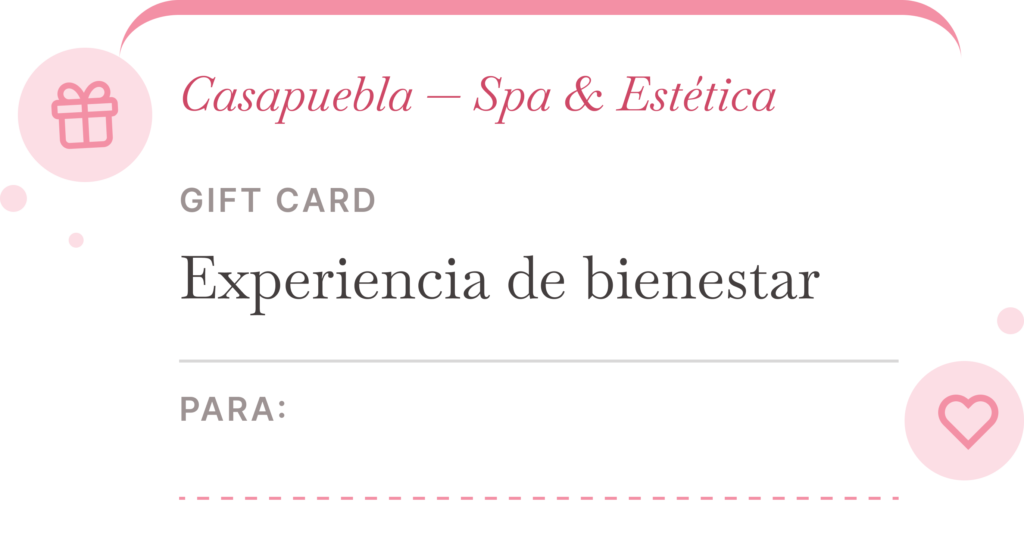 Tarjeta de regalo digital Gift Card Experiencia de Bienestar en Casa Puebla Spa